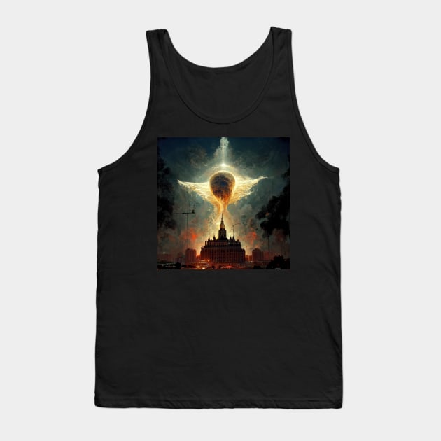 Rapture Comes | Like An Angel Tank Top by Kazaiart